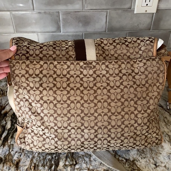 Coach Voyage Signature Messenger Bag - Picture 8 of 13